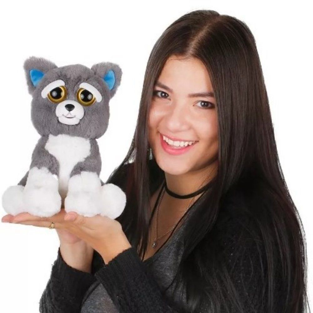 SAMMY SUCKERPUNCH DOG STUFFED ANIMAL HAPPY ANGRY - Picture 6 of 8